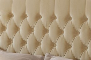 Кровать Берлин с ПМ 2000 (экокожа бежевая) в Салехарде - salekhard.ok-mebel.com | фото 3