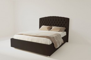 Кровать Берлин с ПМ 2000 (экокожа коричневая) в Салехарде - salekhard.ok-mebel.com | фото 2