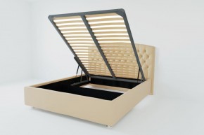 Кровать Берлин с ПМ 900 (экокожа бежевая) в Салехарде - salekhard.ok-mebel.com | фото