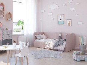Кровать-диван Leonardo 160*70 (Розовый) + боковина в Салехарде - salekhard.ok-mebel.com | фото 5