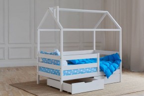 Кровать-домик 80*160 Белый в Салехарде - salekhard.ok-mebel.com | фото 3