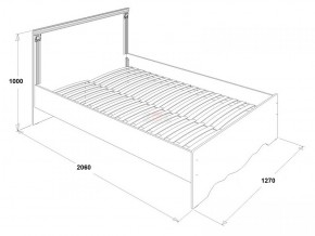 Кровать двойная Ольга 1Н + 2-а ящика (1200*2000) в Салехарде - salekhard.ok-mebel.com | фото 2