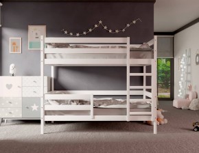 Кровать двухъярусная без крыши 80*190 Белый в Салехарде - salekhard.ok-mebel.com | фото 2