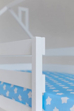 Кровать двухъярусная без крыши 80*190 Белый в Салехарде - salekhard.ok-mebel.com | фото 3