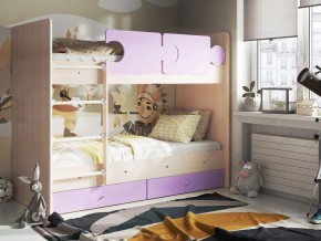 Кровать двухъярусная "Тетрис" (щиты) с бортиками + ящики в Салехарде - salekhard.ok-mebel.com | фото 4