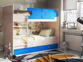 Кровать двухъярусная "Тетрис" (щиты) с бортиками + ящики в Салехарде - salekhard.ok-mebel.com | фото 6
