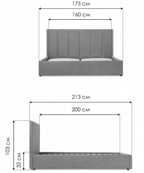 Кровать двуспальная Афродита-3 в Салехарде - salekhard.ok-mebel.com | фото 11