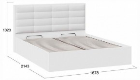 Кровать двуспальная Агата с ПМ Тип 1 в Салехарде - salekhard.ok-mebel.com | фото 4