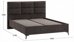 Кровать двуспальная Делана с ПМ Тип 1 в Салехарде - salekhard.ok-mebel.com | фото 4