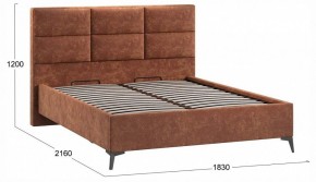 Кровать двуспальная Делана с ПМ Тип 1 в Салехарде - salekhard.ok-mebel.com | фото 4