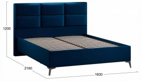 Кровать двуспальная Делана с ПМ Тип 1 в Салехарде - salekhard.ok-mebel.com | фото 4