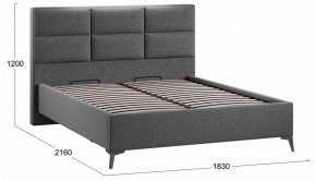 Кровать двуспальная Делана с ПМ Тип 1 в Салехарде - salekhard.ok-mebel.com | фото 3