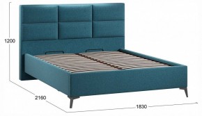 Кровать двуспальная Делана с ПМ Тип 1 в Салехарде - salekhard.ok-mebel.com | фото 4