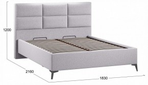 Кровать двуспальная Делана с ПМ Тип 1 в Салехарде - salekhard.ok-mebel.com | фото 4