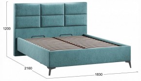 Кровать двуспальная Делана с ПМ Тип 1 в Салехарде - salekhard.ok-mebel.com | фото 4