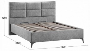 Кровать двуспальная Делана с ПМ Тип 1 в Салехарде - salekhard.ok-mebel.com | фото 4