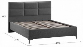 Кровать двуспальная Делана с ПМ Тип 1 в Салехарде - salekhard.ok-mebel.com | фото 4