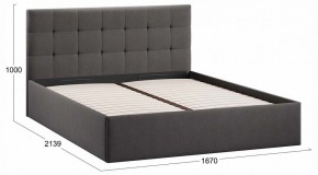 Кровать двуспальная Джоли с ПМ Тип 1 в Салехарде - salekhard.ok-mebel.com | фото 4