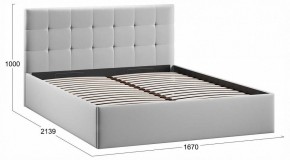 Кровать двуспальная Джоли с ПМ Тип 1 в Салехарде - salekhard.ok-mebel.com | фото 3