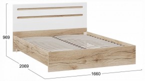 Кровать двуспальная Фьюжн ТД-260.01.03 в Салехарде - salekhard.ok-mebel.com | фото 3