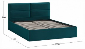 Кровать двуспальная Глосс с ПМ Тип 1 в Салехарде - salekhard.ok-mebel.com | фото 4
