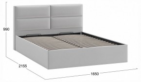 Кровать двуспальная Глосс с ПМ Тип 1 в Салехарде - salekhard.ok-mebel.com | фото 4