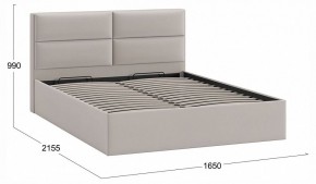 Кровать двуспальная Глосс с ПМ Тип 1 в Салехарде - salekhard.ok-mebel.com | фото 4