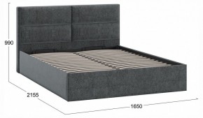 Кровать двуспальная Глосс с ПМ Тип 1 в Салехарде - salekhard.ok-mebel.com | фото 4