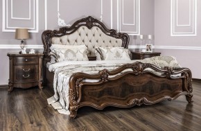 Кровать двуспальная Илона с мягким изголовьем (1800) караваджо в Салехарде - salekhard.ok-mebel.com | фото