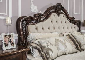 Кровать двуспальная Илона с мягким изголовьем (1800) караваджо в Салехарде - salekhard.ok-mebel.com | фото 2
