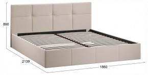 Кровать двуспальная Лора с ПМ в Салехарде - salekhard.ok-mebel.com | фото 4
