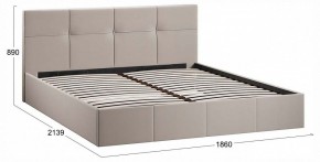 Кровать двуспальная Лора с ПМ в Салехарде - salekhard.ok-mebel.com | фото 4