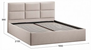 Кровать двуспальная Стелла с ПМ Тип 1 в Салехарде - salekhard.ok-mebel.com | фото 4
