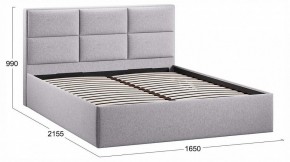Кровать двуспальная Стелла с ПМ Тип 1 в Салехарде - salekhard.ok-mebel.com | фото 4