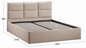 Кровать двуспальная Стелла с ПМ Тип 1 в Салехарде - salekhard.ok-mebel.com | фото 4