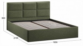 Кровать двуспальная Стелла с ПМ Тип 1 в Салехарде - salekhard.ok-mebel.com | фото 4