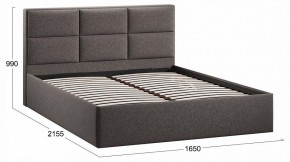 Кровать двуспальная Стелла с ПМ Тип 1 в Салехарде - salekhard.ok-mebel.com | фото 4