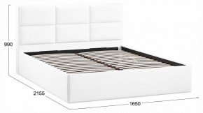 Кровать двуспальная Стелла с ПМ Тип 1 в Салехарде - salekhard.ok-mebel.com | фото 4