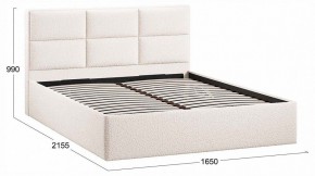 Кровать двуспальная Стелла с ПМ Тип 1 в Салехарде - salekhard.ok-mebel.com | фото 4