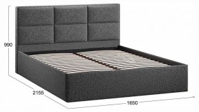 Кровать двуспальная Стелла с ПМ Тип 1 в Салехарде - salekhard.ok-mebel.com | фото 4