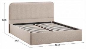 Кровать двуспальная Тиффани с ПМ Тип 1 в Салехарде - salekhard.ok-mebel.com | фото 3