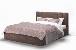 Кровать Элен 1400*2000 Rock 05 (коричневый) в Салехарде - salekhard.ok-mebel.com | фото