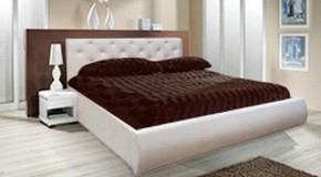 Кровать Интерьерная 1800 с ПМ (ткань 3 кат) в Салехарде - salekhard.ok-mebel.com | фото