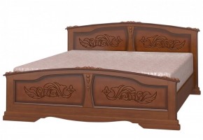 ЕЛЕНА Кровать из массива 1200 (Орех) в Салехарде - salekhard.ok-mebel.com | фото