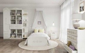 KI-KI КРД900.1 Кровать 900 (белый/белое дерево) в Салехарде - salekhard.ok-mebel.com | фото 3