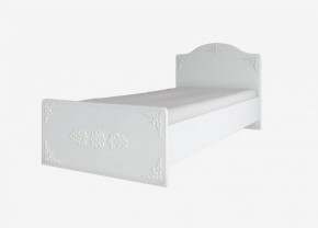 KI-KI КРД900.1 Кровать 900 (белый/белое дерево) в Салехарде - salekhard.ok-mebel.com | фото 4