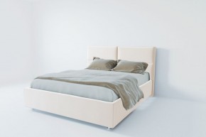 Кровать Корсика с ПМ 1400 (экокожа белая) в Салехарде - salekhard.ok-mebel.com | фото 2