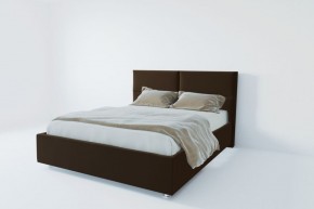 Кровать Корсика с ПМ 1800 (экокожа коричневая) в Салехарде - salekhard.ok-mebel.com | фото 2