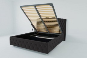 Кровать Нягань с ПМ 1200 (экокожа кольт ч) в Салехарде - salekhard.ok-mebel.com | фото