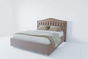 Кровать Нягань с ПМ 1200 (велюр серый) в Салехарде - salekhard.ok-mebel.com | фото 2